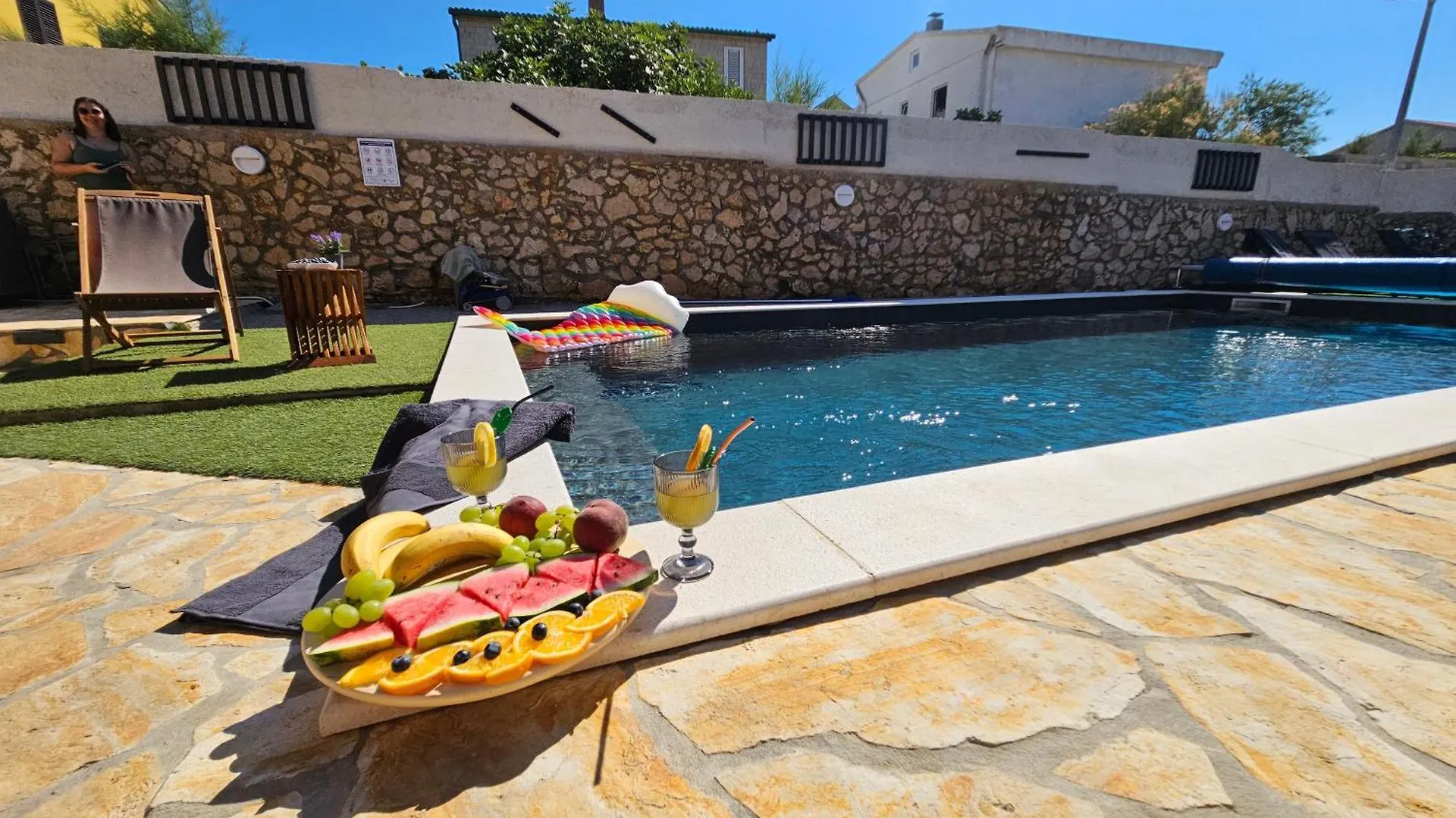 Villa Izziy By The Beach With A Sea View And Heated Pool Ražanac 0*,